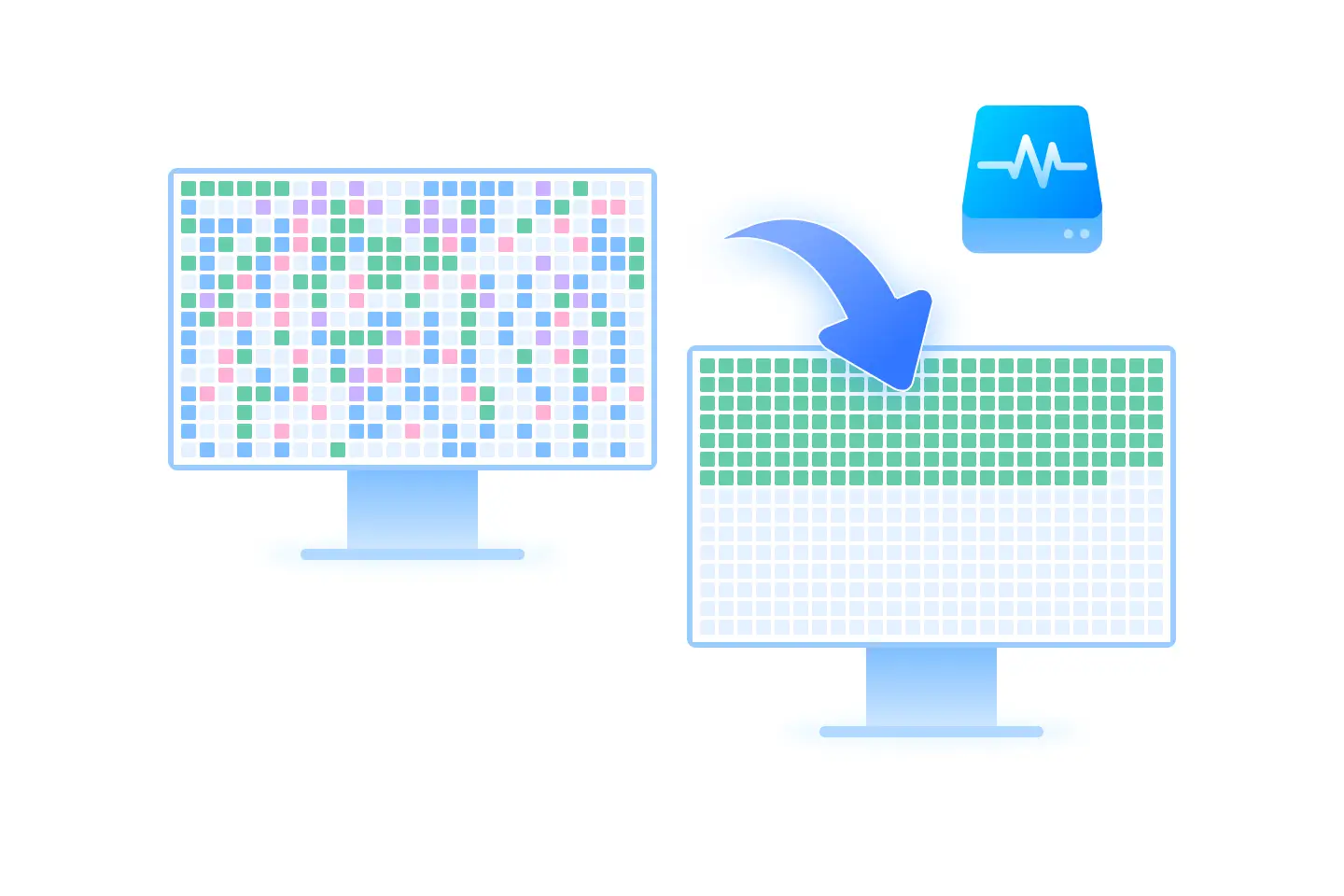 Visible HDD Health Improvement