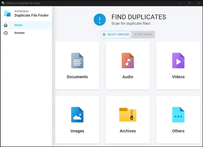 Ashampoo Duplicate File Finder.