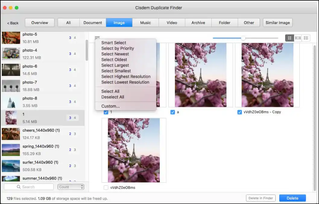 Cisdem Duplicate Finder.