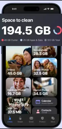 Cleaner Kit: Clean Up Storage.