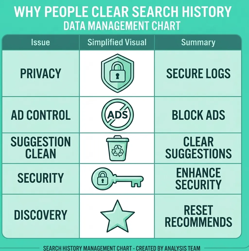 Why need to delete Google search history.