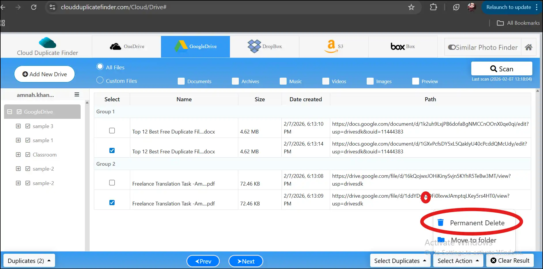 Permanently delete duplicate files with free duplicate cleaner software & online..