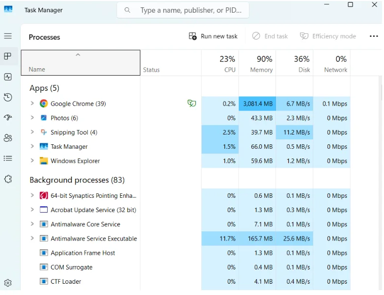 Turn off the apps using the internet to reduce ping rate.