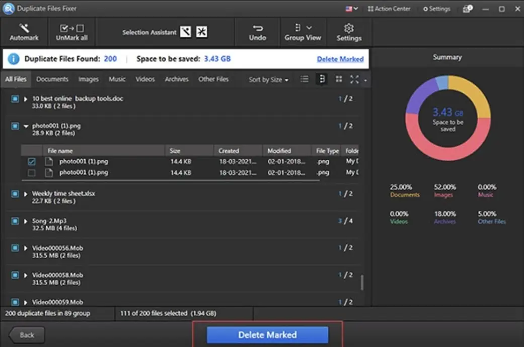 Duplicate File Fixer.