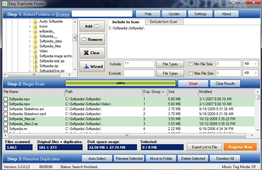 Easy Duplicate Finder Windows.