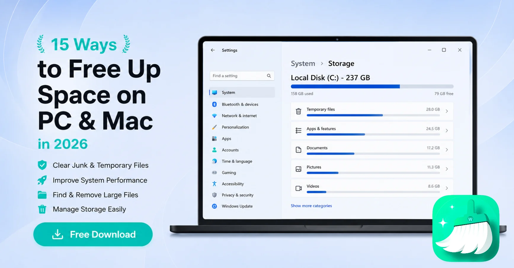 15 Ways to Free Up Space on PC & Mac [2026]