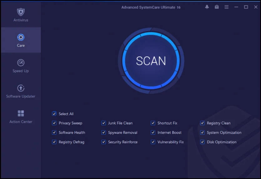 Advanced SystemCare.