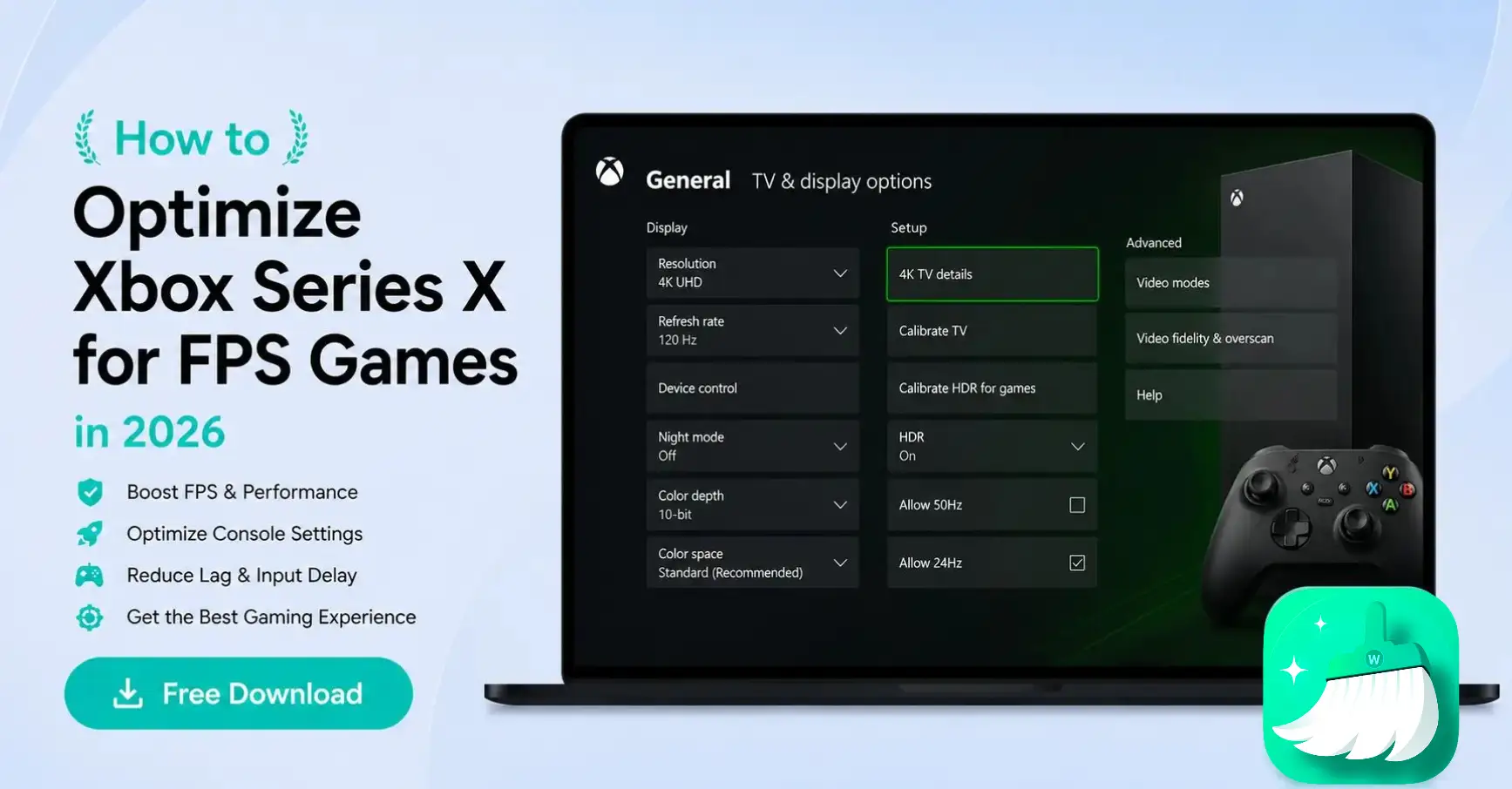 How to Optimize Xbox Series X for FPS Games in 2026