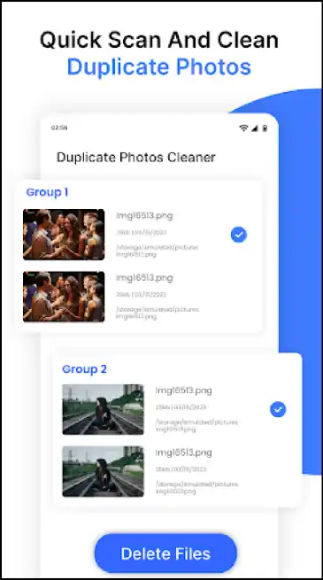 Photo duplicate cleaner.