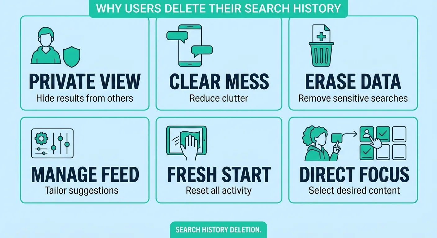 Reasons to delete search history.