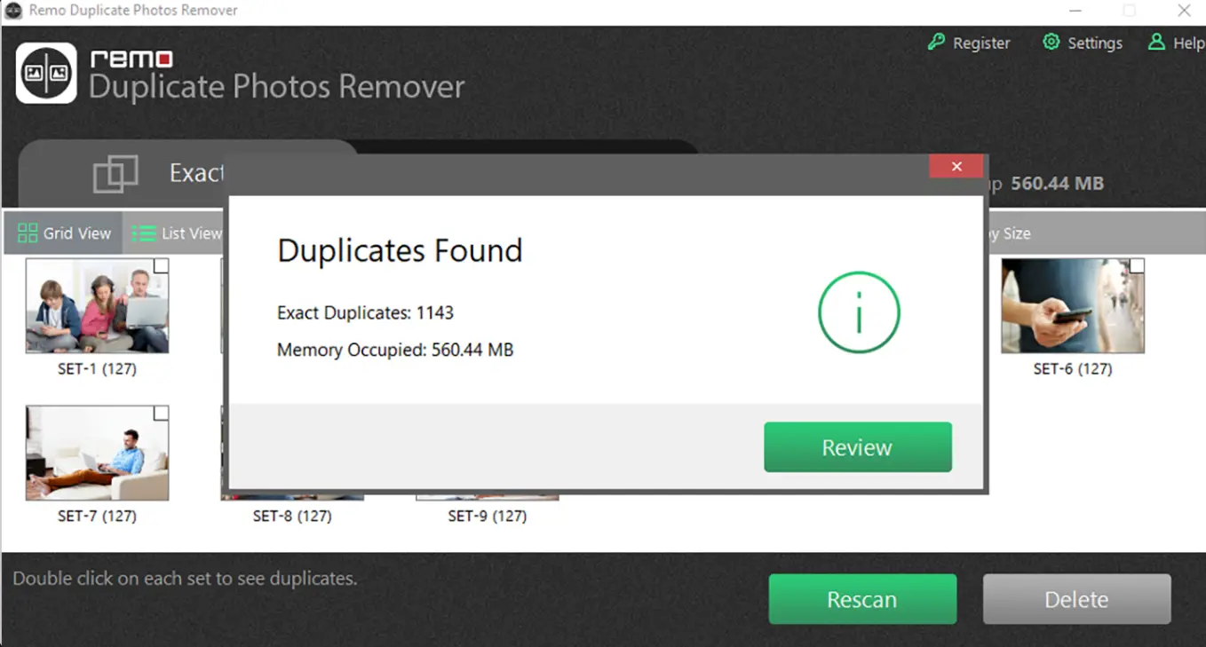 Remo Duplicate Photos Remover.
