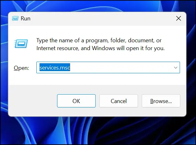 Restart Windows Installer services to fix install error - 0x800f0991.