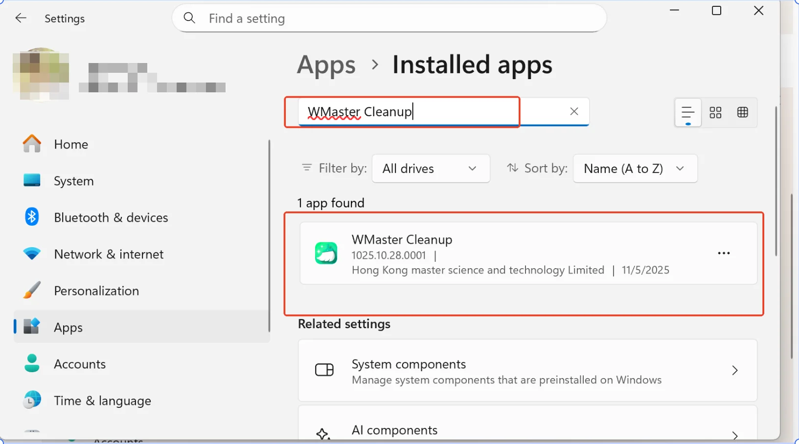Input WMaster Cleanup.