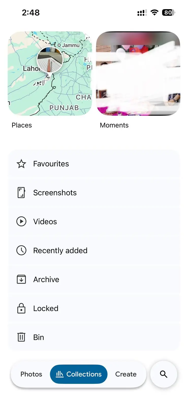 Go to your Albums tab in Google Photos.