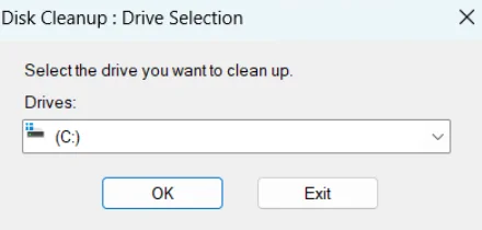 Select the C drive for its quick scan.