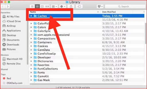 Open the cache and remove the files manually from each folder.