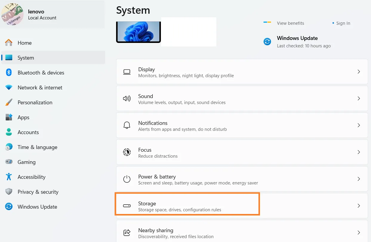 check the storage space of your PC.