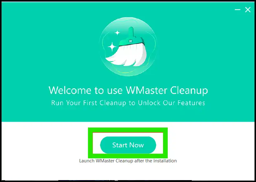 Click Start Now to directly launch WMaster Cleanup on your desktop to delete duplicates.