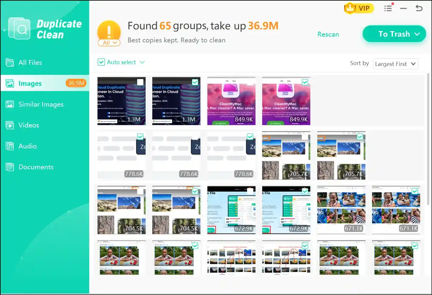 WMaster Cleanup will scan your Google Photos library for duplicates.