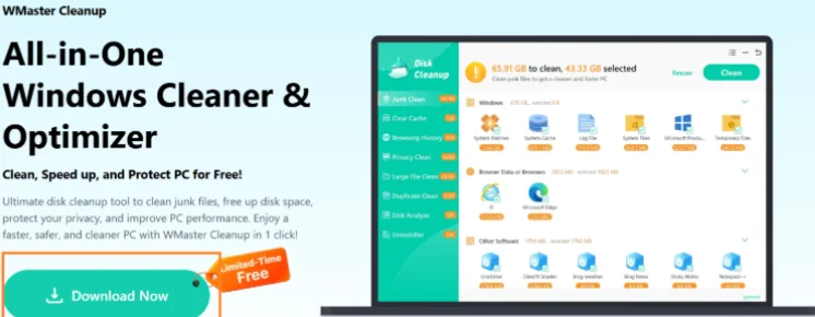 Download WMaster cleanup from the official website.