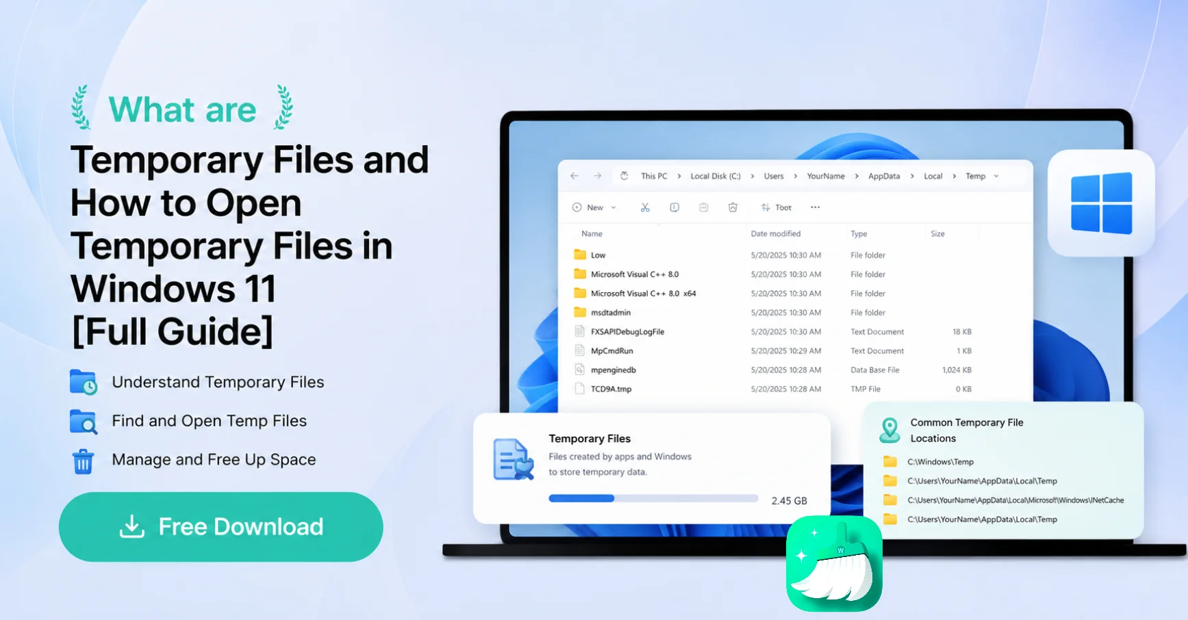 What are Temporary Files and How to Open Temporary Files in Windows 11 [Full Guide]