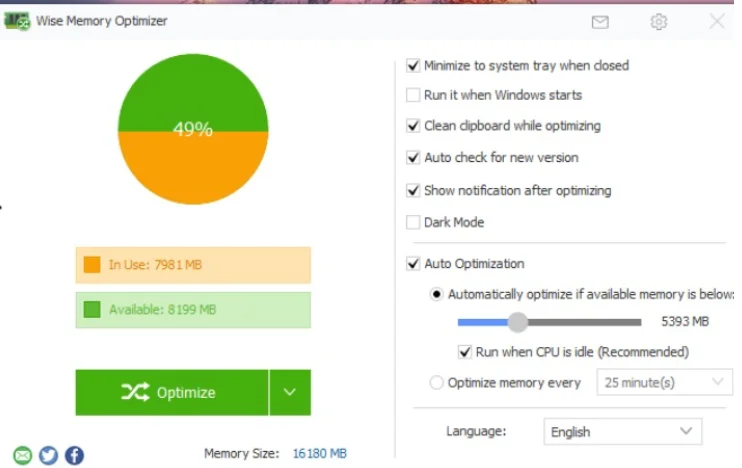 Wise Memory Optimizer.